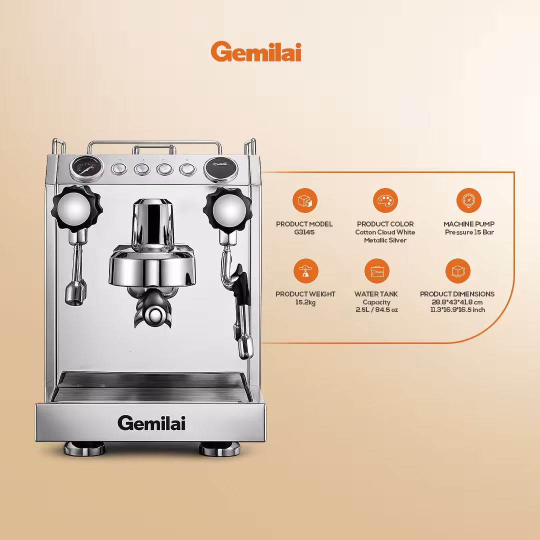 Gemilai G3145 Espresso Machine - Image 2