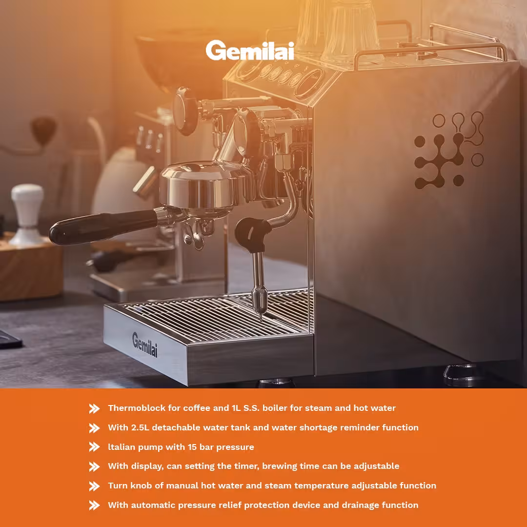 Gemilai G3145 Espresso Machine - Image 3